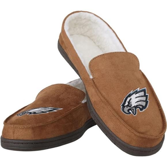 FOCO Philadelphia Eagles NFL Mens Exclusive Beige Moccasin - XL main image 6